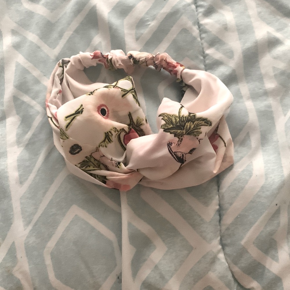 A flower headband